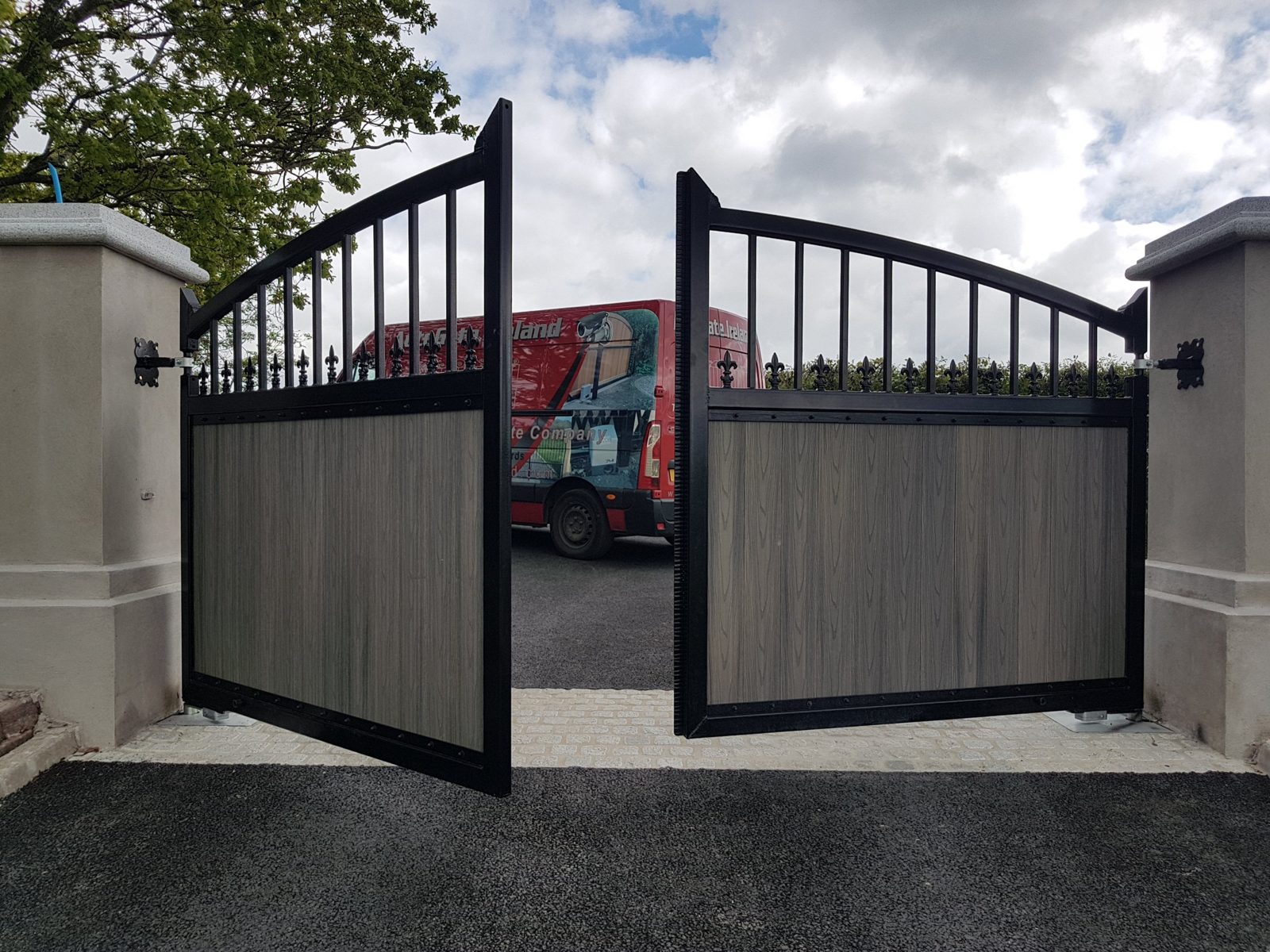 Composite gates like these for homes in Armagh